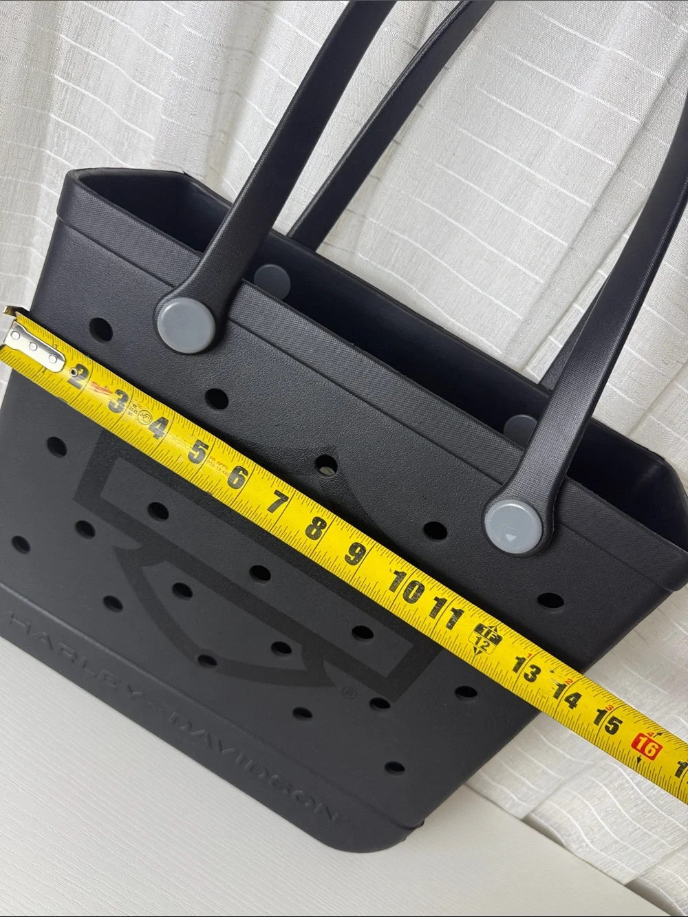 🌟Harley-Davidson 🌟Black Perforated Logo Tote